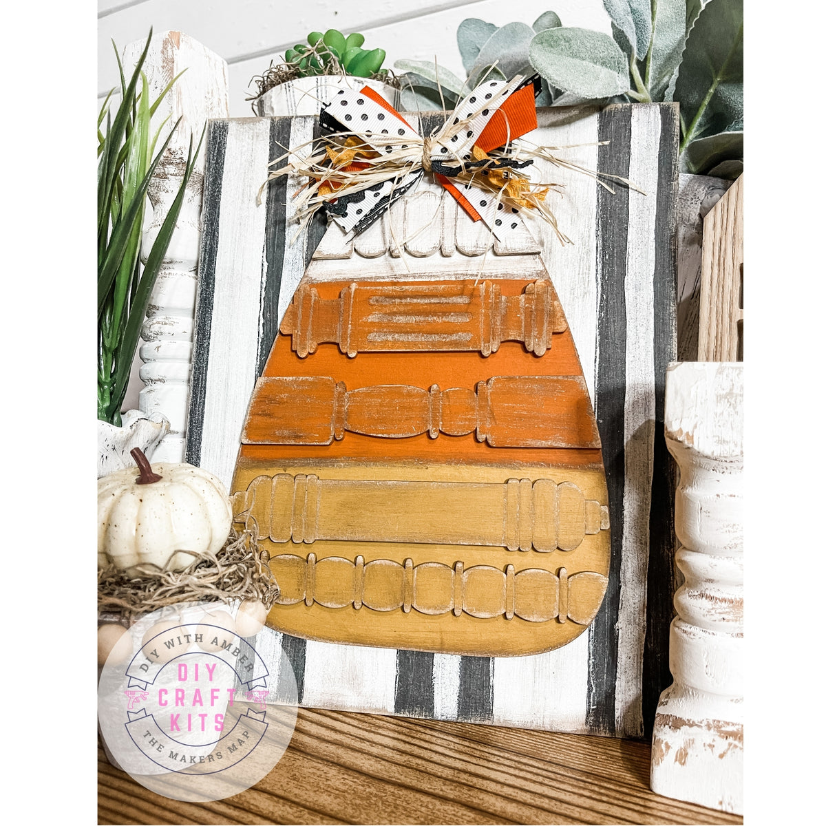 Spindle Candy Corn DIY Kit – The Makers Map - DIY with Amber
