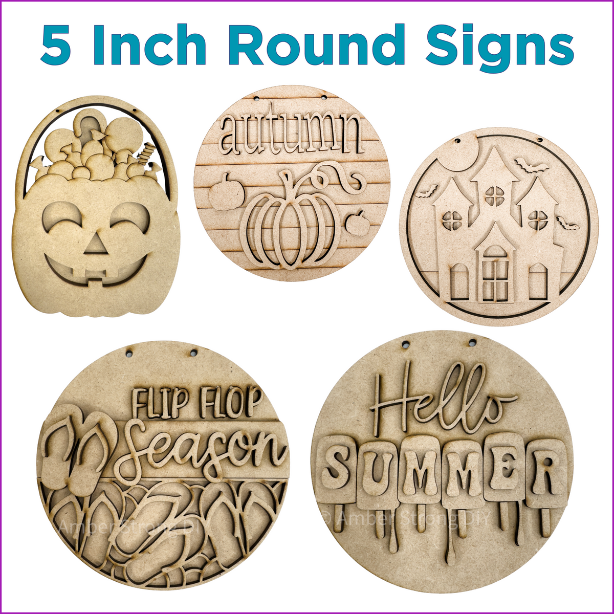 5 in Round Sign Kits – The Makers Map - DIY with Amber
