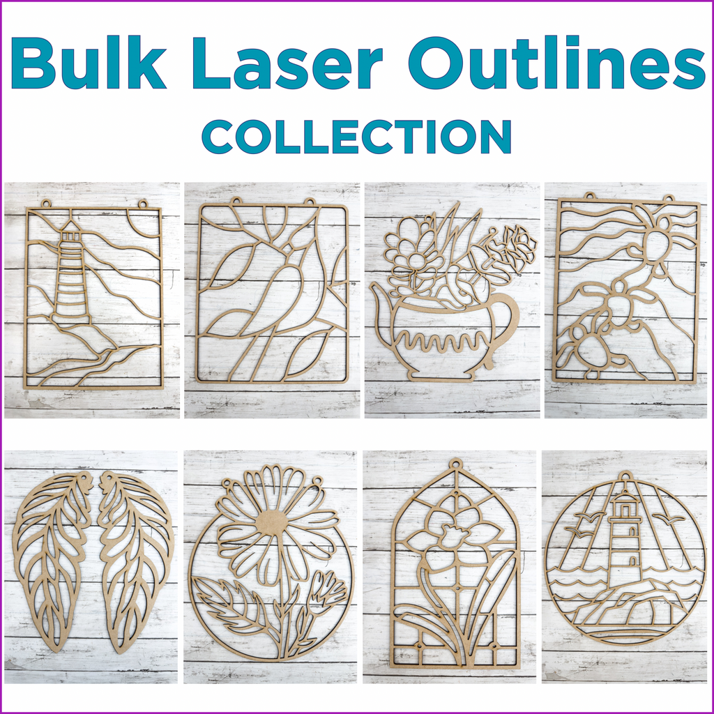 Laser Outline.pdf Laser Cut Outline Frames – The Makers Map - DIY with Amber