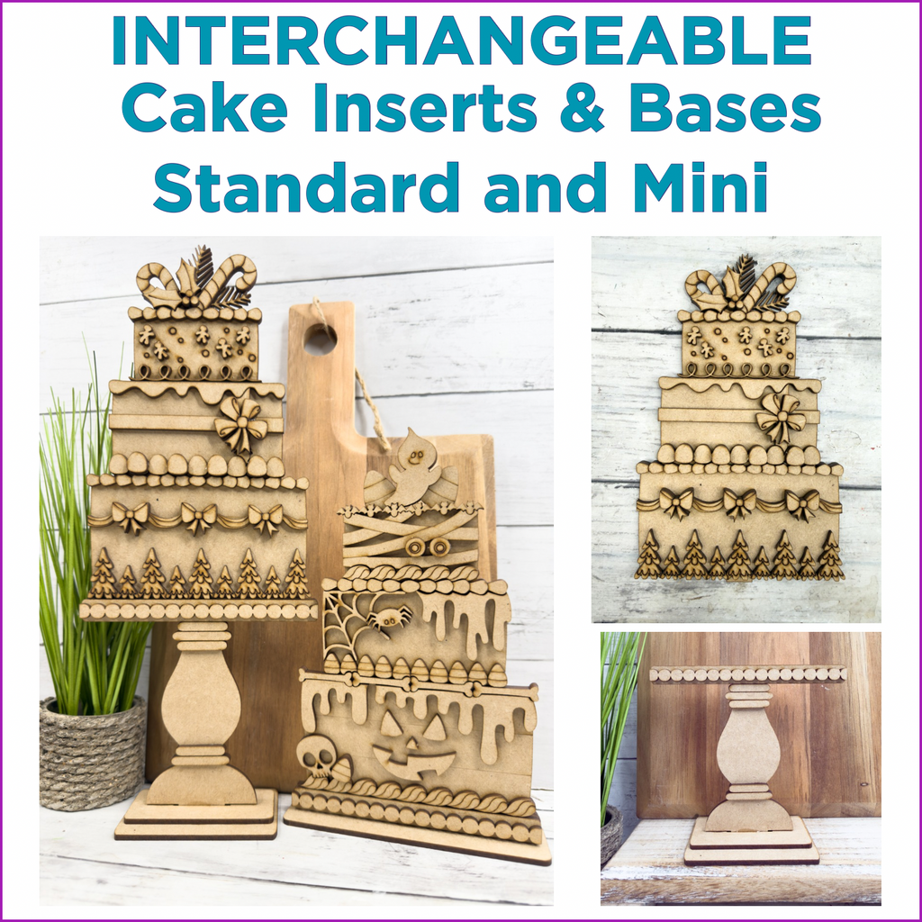 Interchangeable Standard and Mini Cakes Kits
