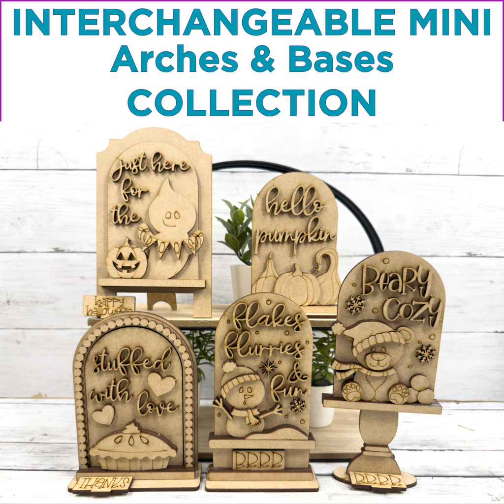 Interchangeable MINI Arches Inserts and Bases