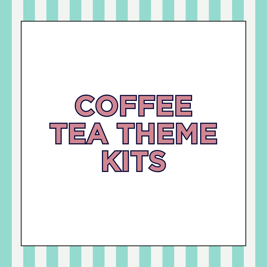 Coffee Tea Latte Theme DIY Kits
