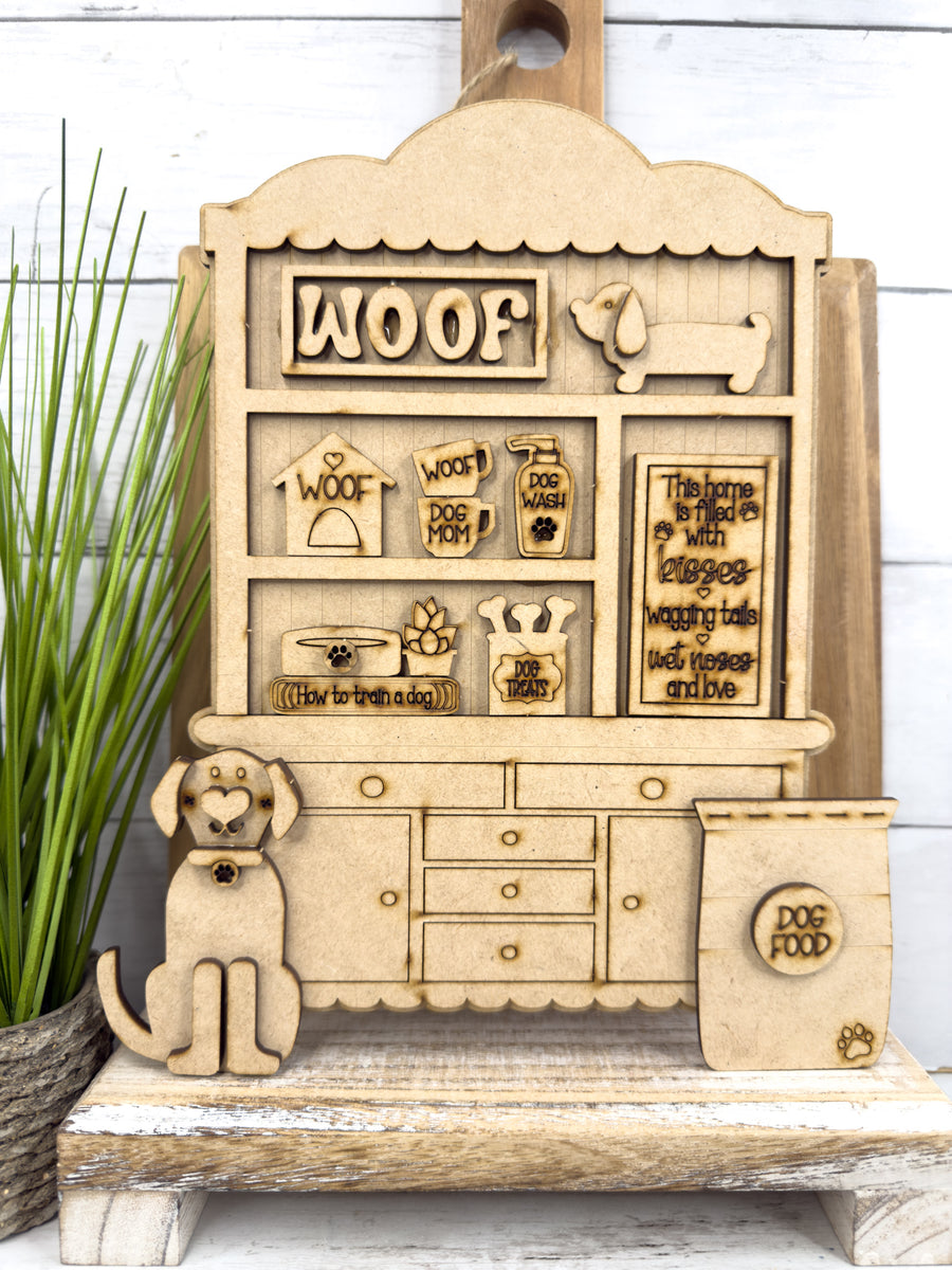 Fancy Mini Dog Lover Hutch DIY Craft Kit – The Makers Map - DIY with Amber