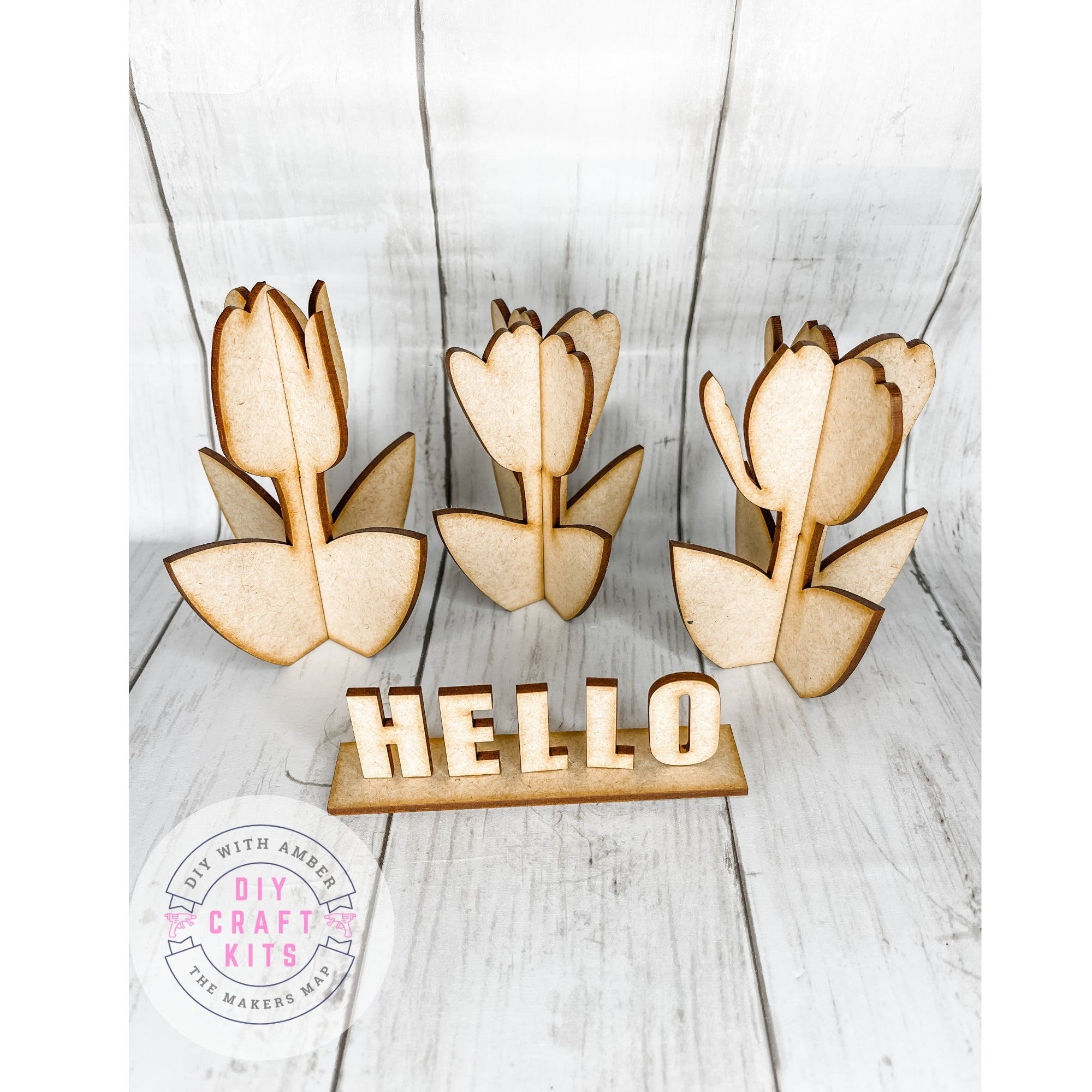 3D Tulips DIY Kit – DIY with Amber