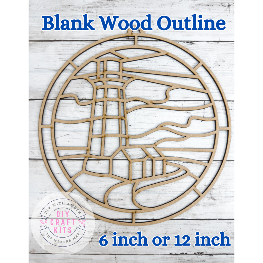 Training Cut Out Frame Laser Cut Outline Frames – The Makers Map - DIY with Amber