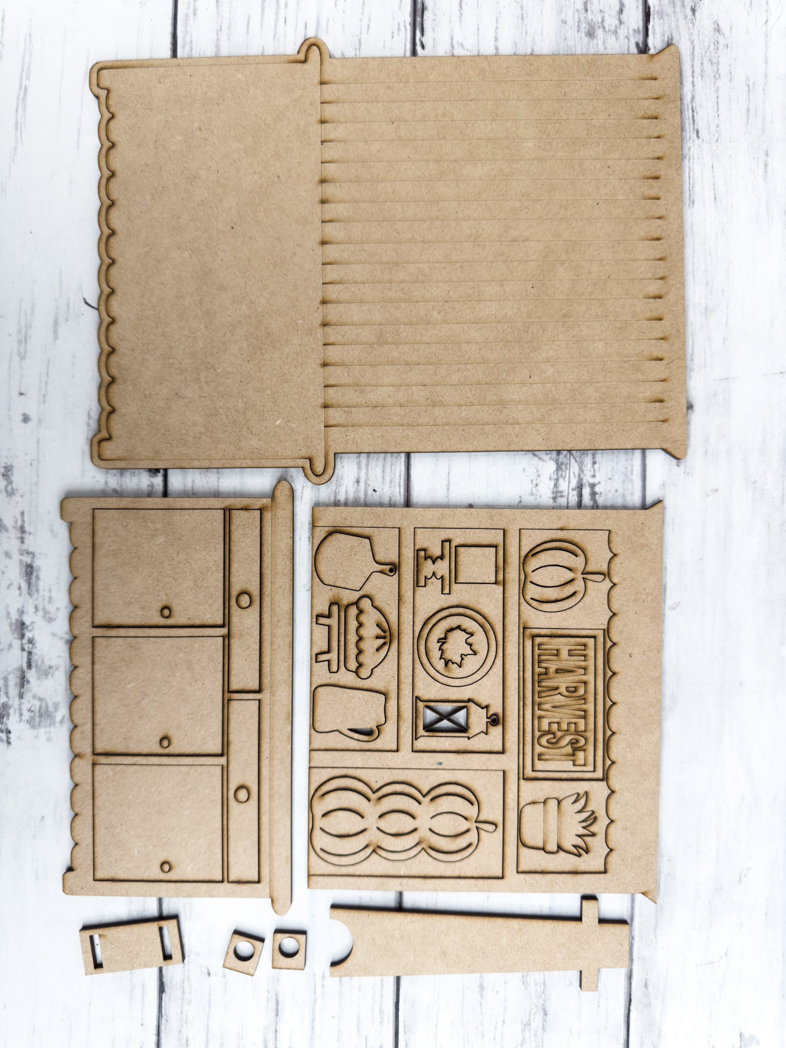 Fall Huddle Kit Mini Fall Hutch DIY Craft Kit – The Makers Map - DIY with Amber