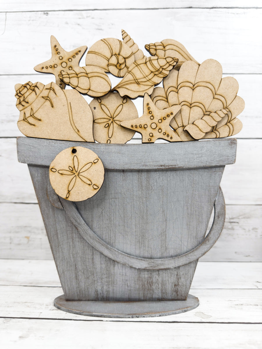 Sea Shells Slot Insert for Interchangeable bases DIY Craft Kit – The ...