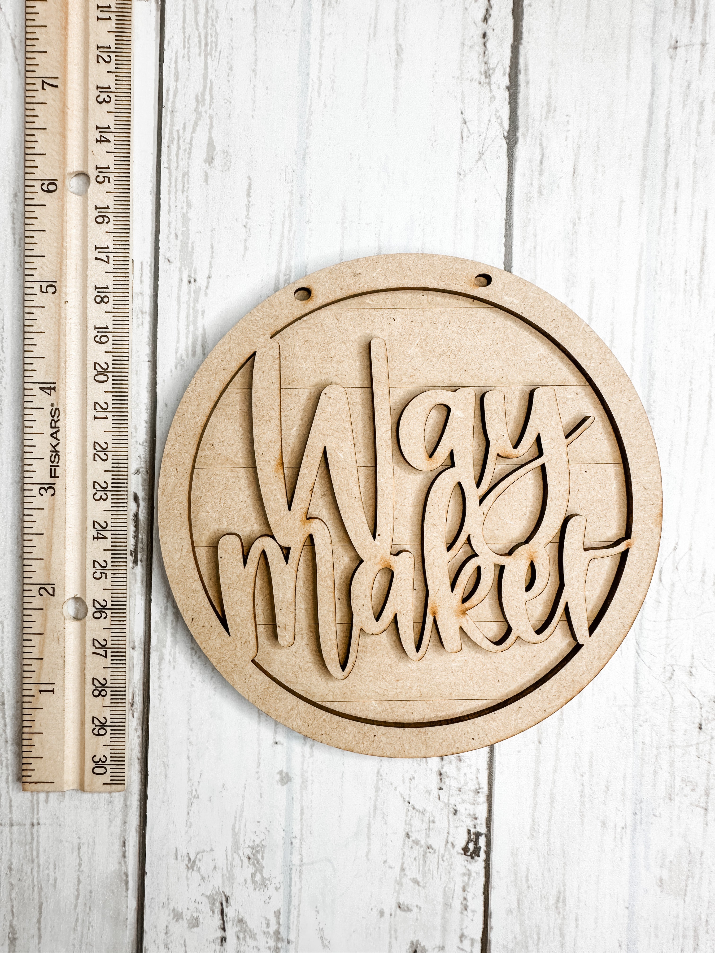 Waymaker 5 in round Sign with Stand DIY Kit – The Makers Map - DIY with ...