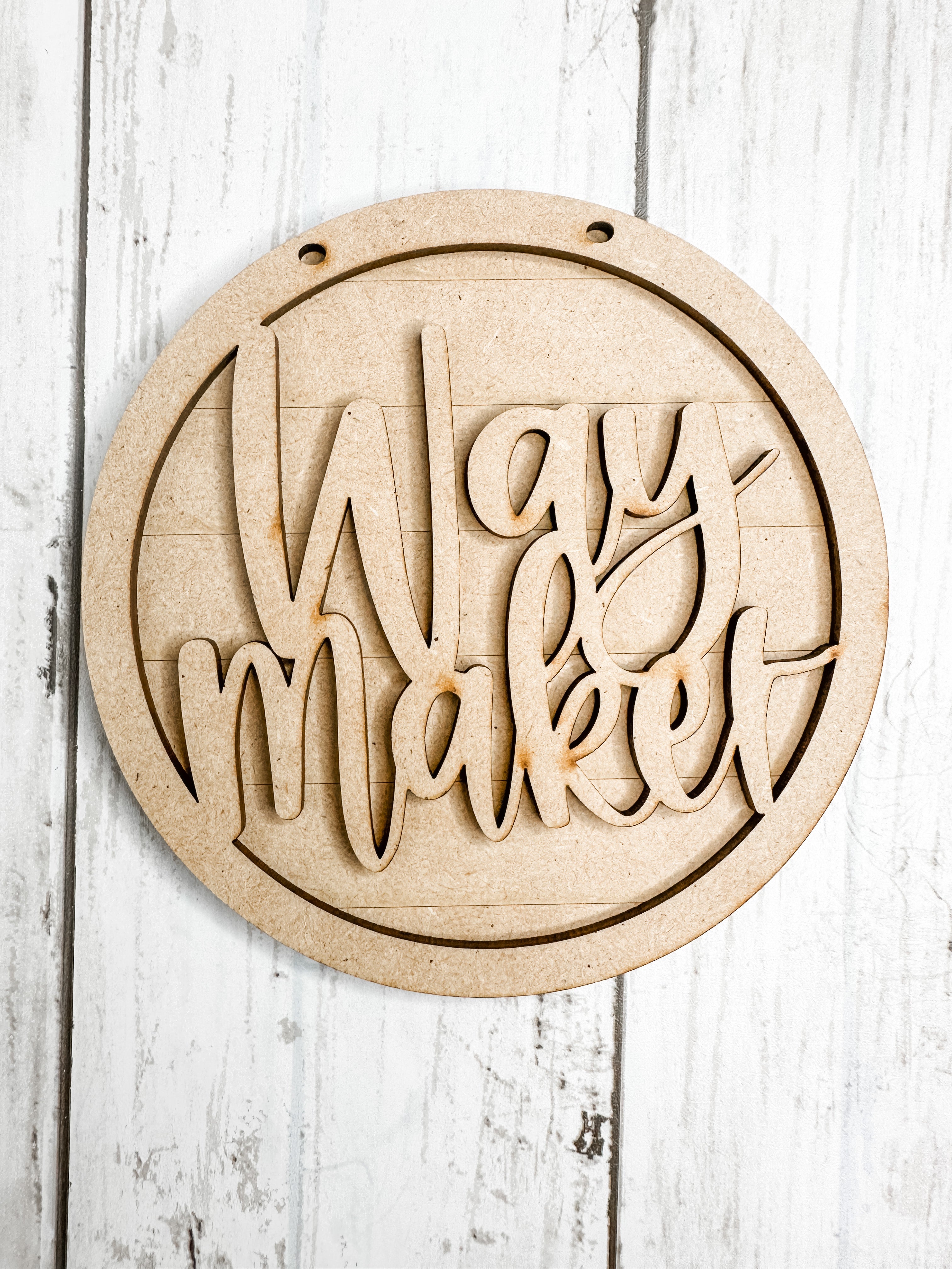 Waymaker 5 in round Sign with Stand DIY Kit – The Makers Map - DIY with ...
