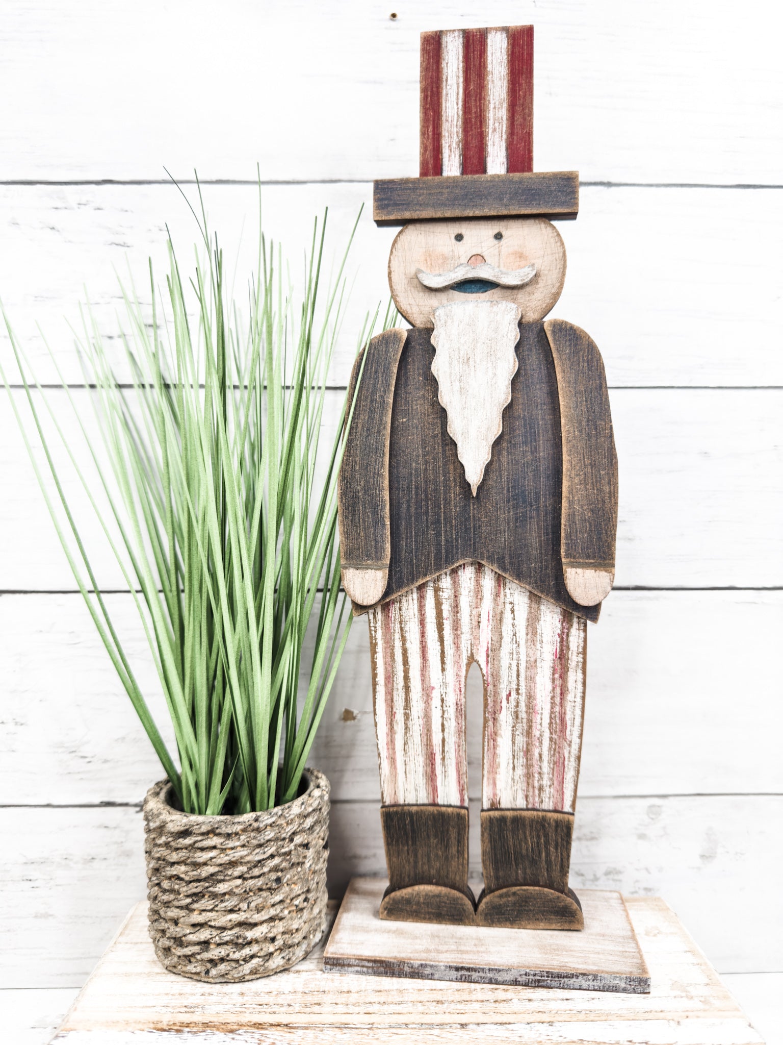 Americana Uncle Sam Standing DIY Kit – The Makers Map - DIY with Amber