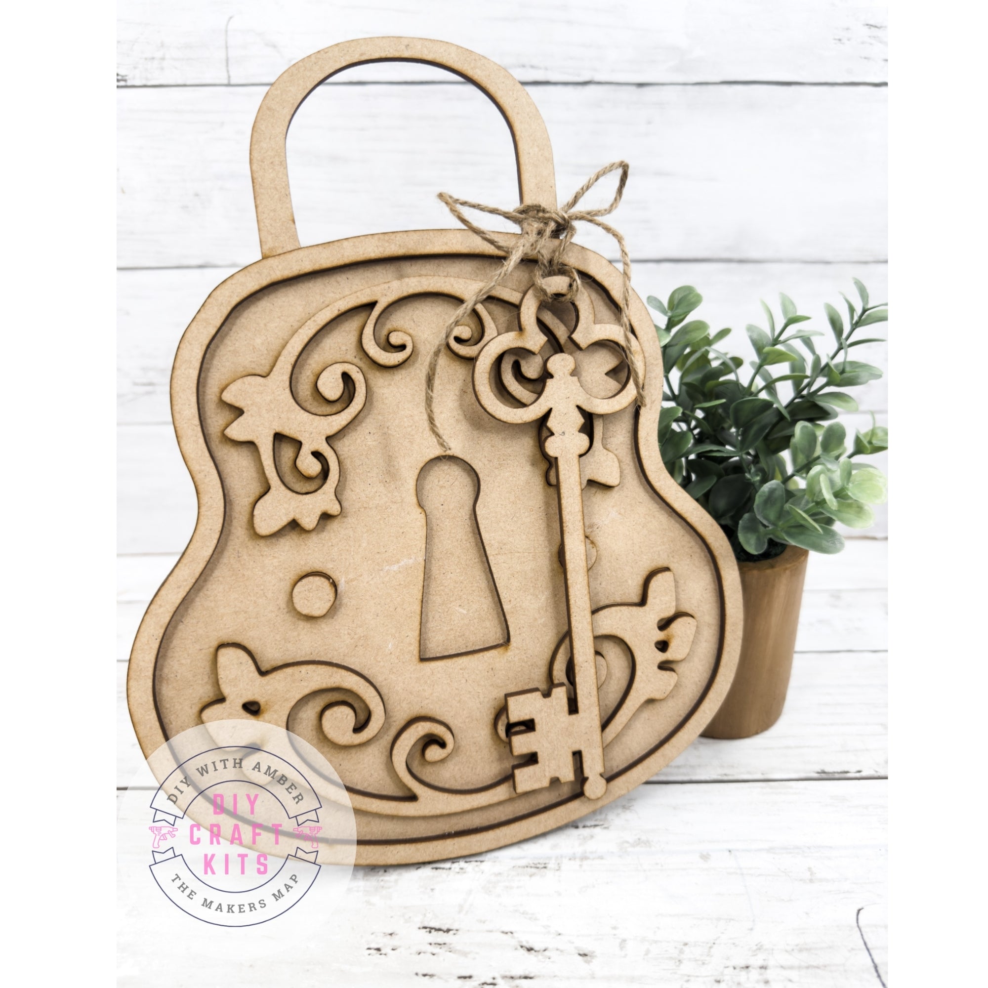 Antique Lock and Key Sign DIY Kit – The Makers Map - DIY with Amber