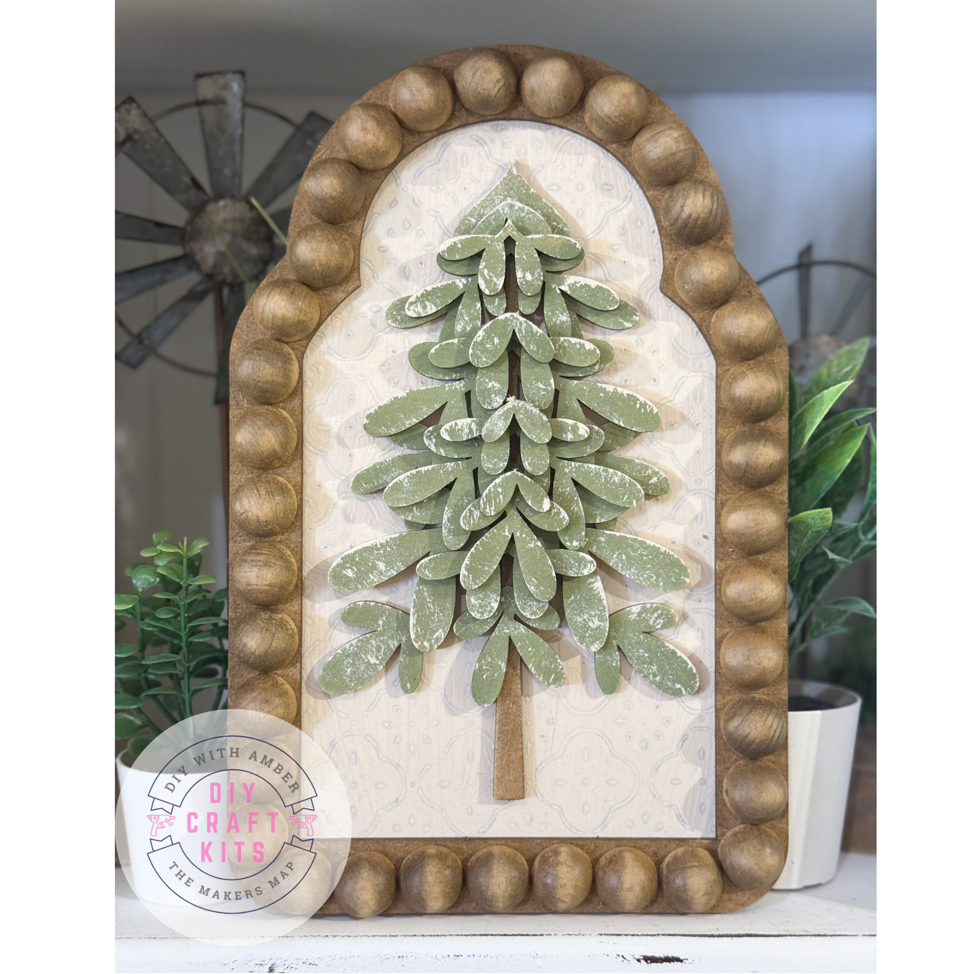Easy Whimsy Tree Arch Framed Whimsy Tree DIY Kit – The Makers Map - DIY with Amber