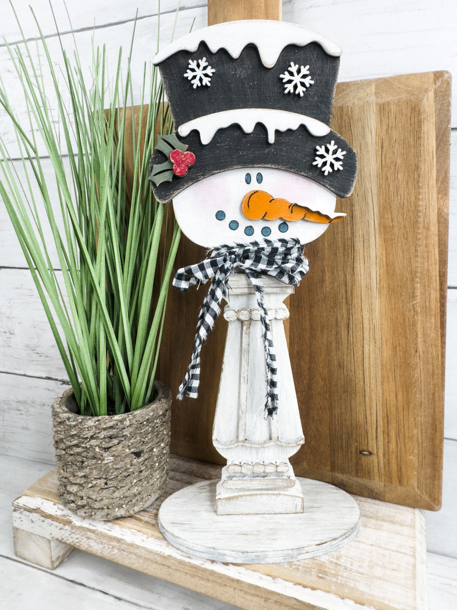 Exclusive Snowman Insert for Spindle Base – The Makers Map - DIY with Amber