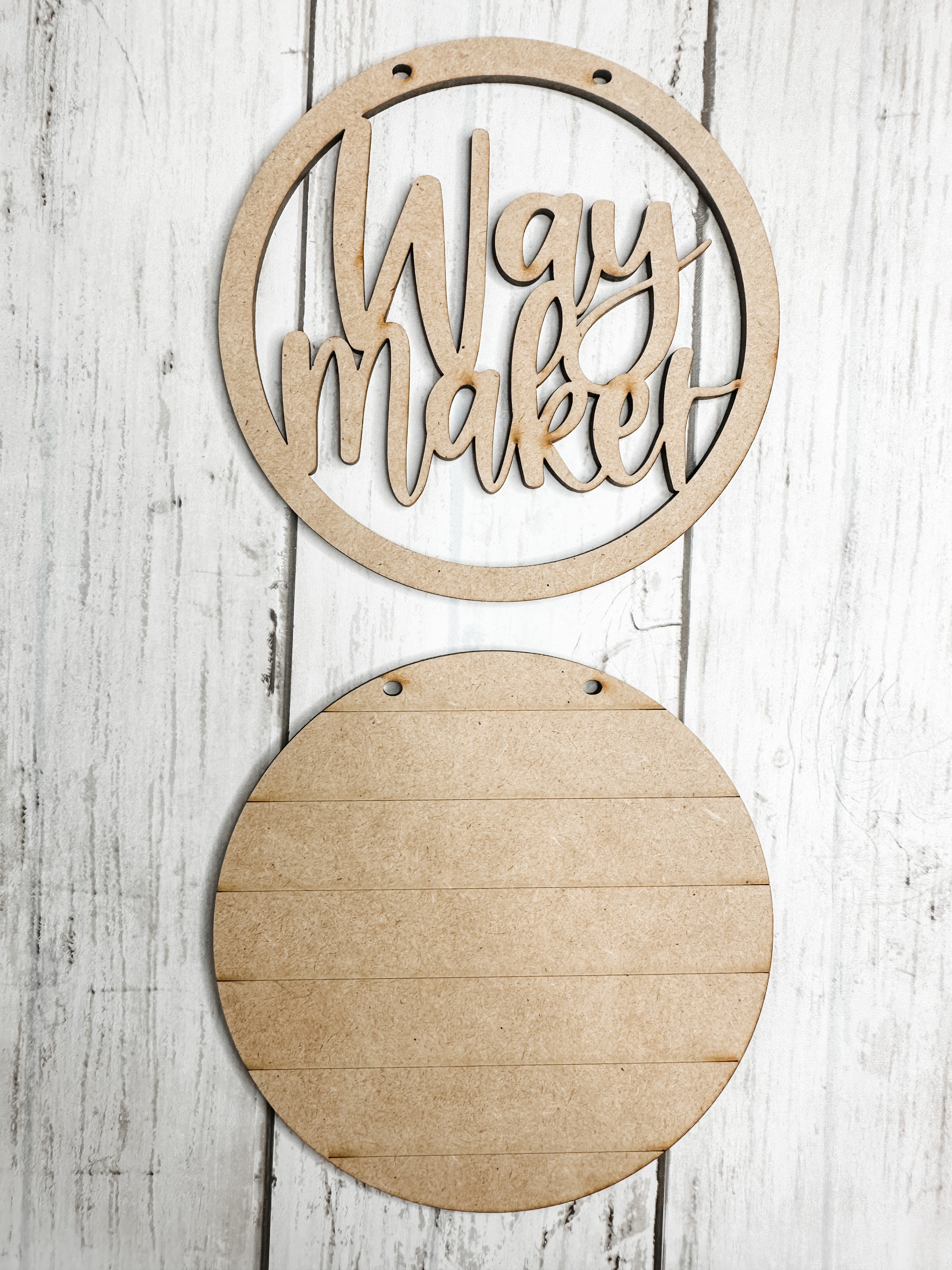 Waymaker 5 in round Sign with Stand DIY Kit – The Makers Map - DIY with ...