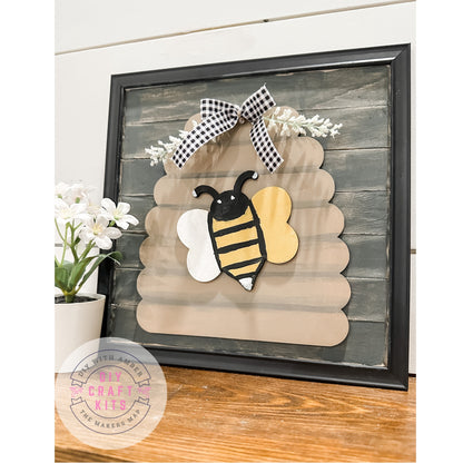 Budget Bee and Hive Cut Out DIY Kit