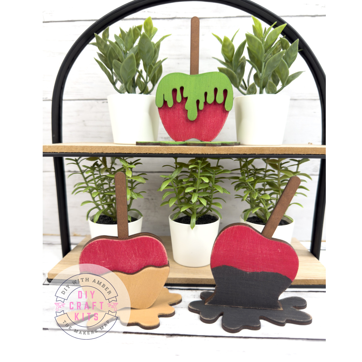 Candy Apple Sitters DIY Craft Kit – The Makers Map - DIY with Amber