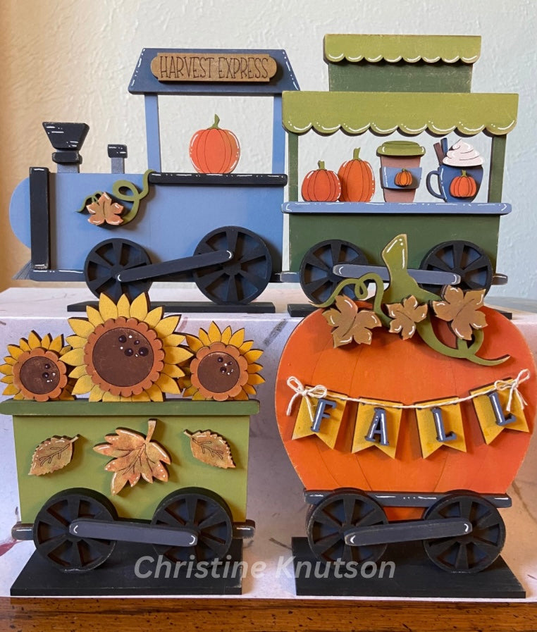 Fall Train Set Up Fall Train DIY Kit – The Makers Map - DIY with Amber