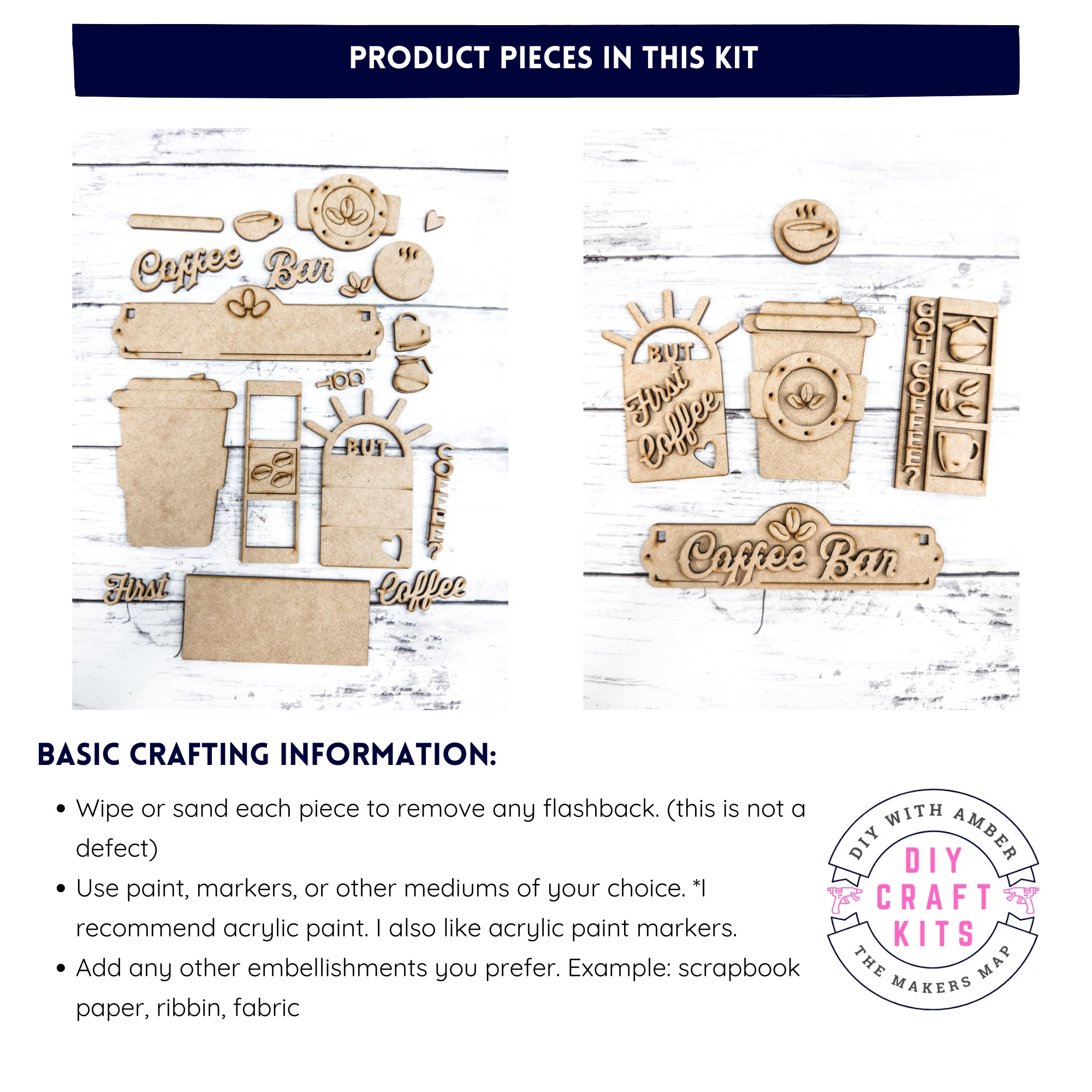 NO GNOME Coffee Insert for Interchangeable bases DIY Craft Kit – The ...