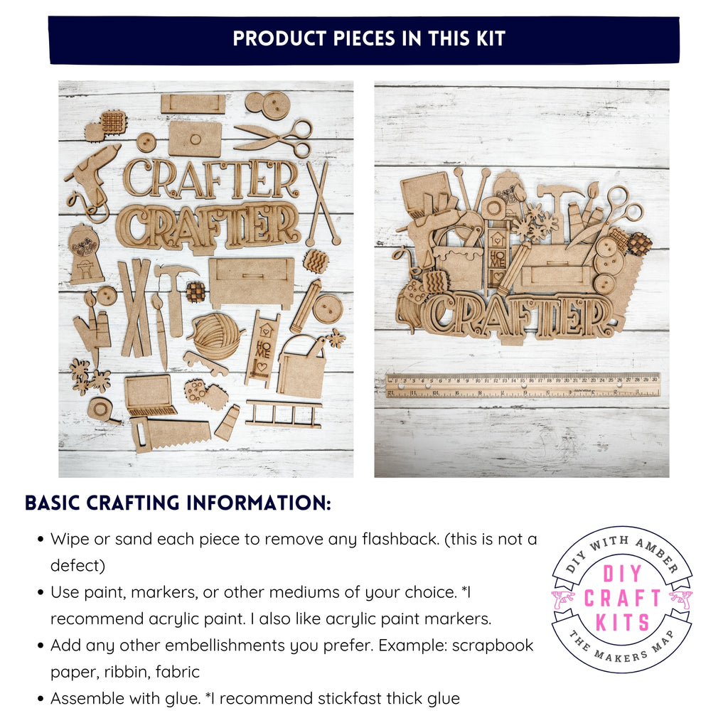 Crafter Slot Insert for Interchangeable bases DIY Craft Kit β The ...
