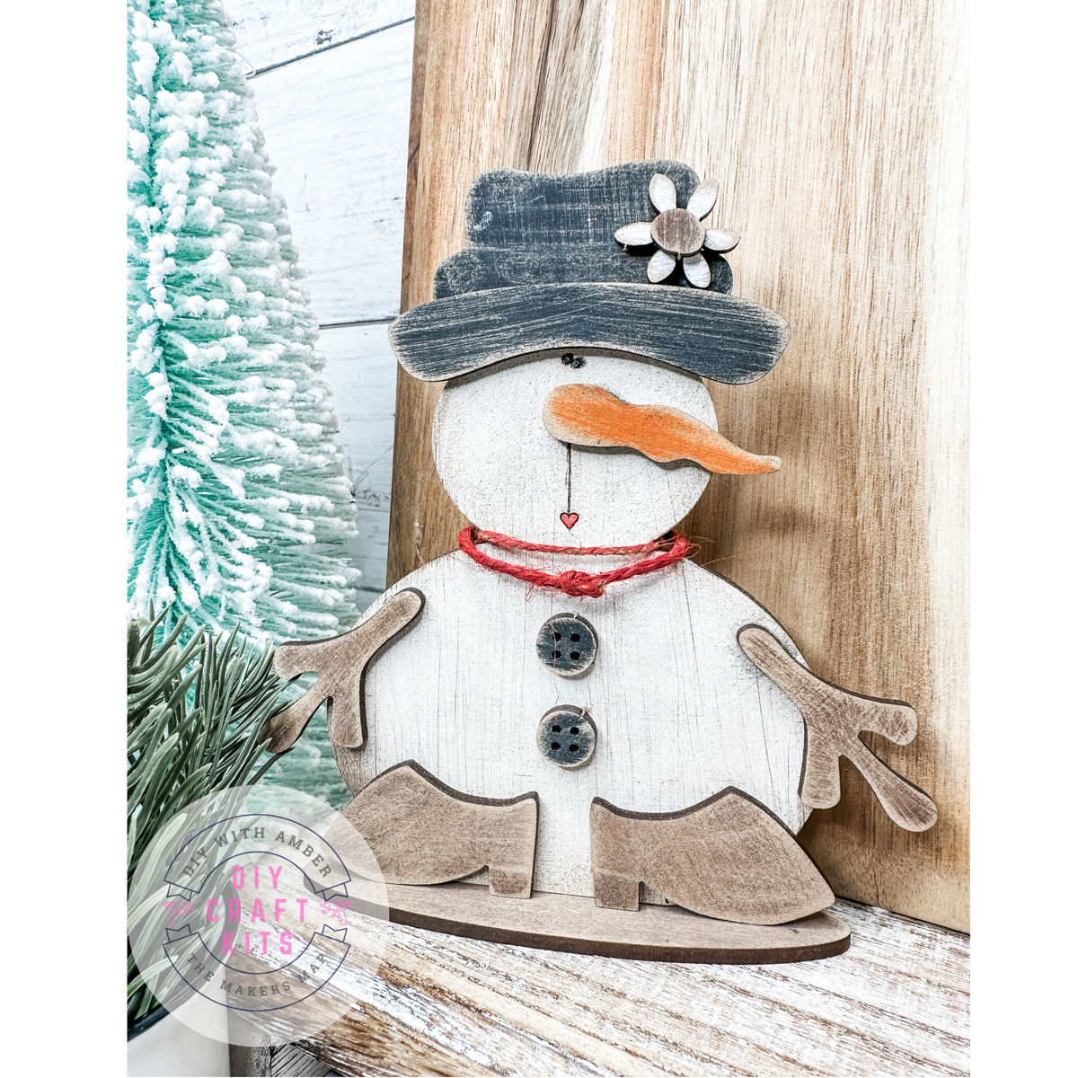 Cute Little Snow lady DIY Kit – The Makers Map - DIY with Amber