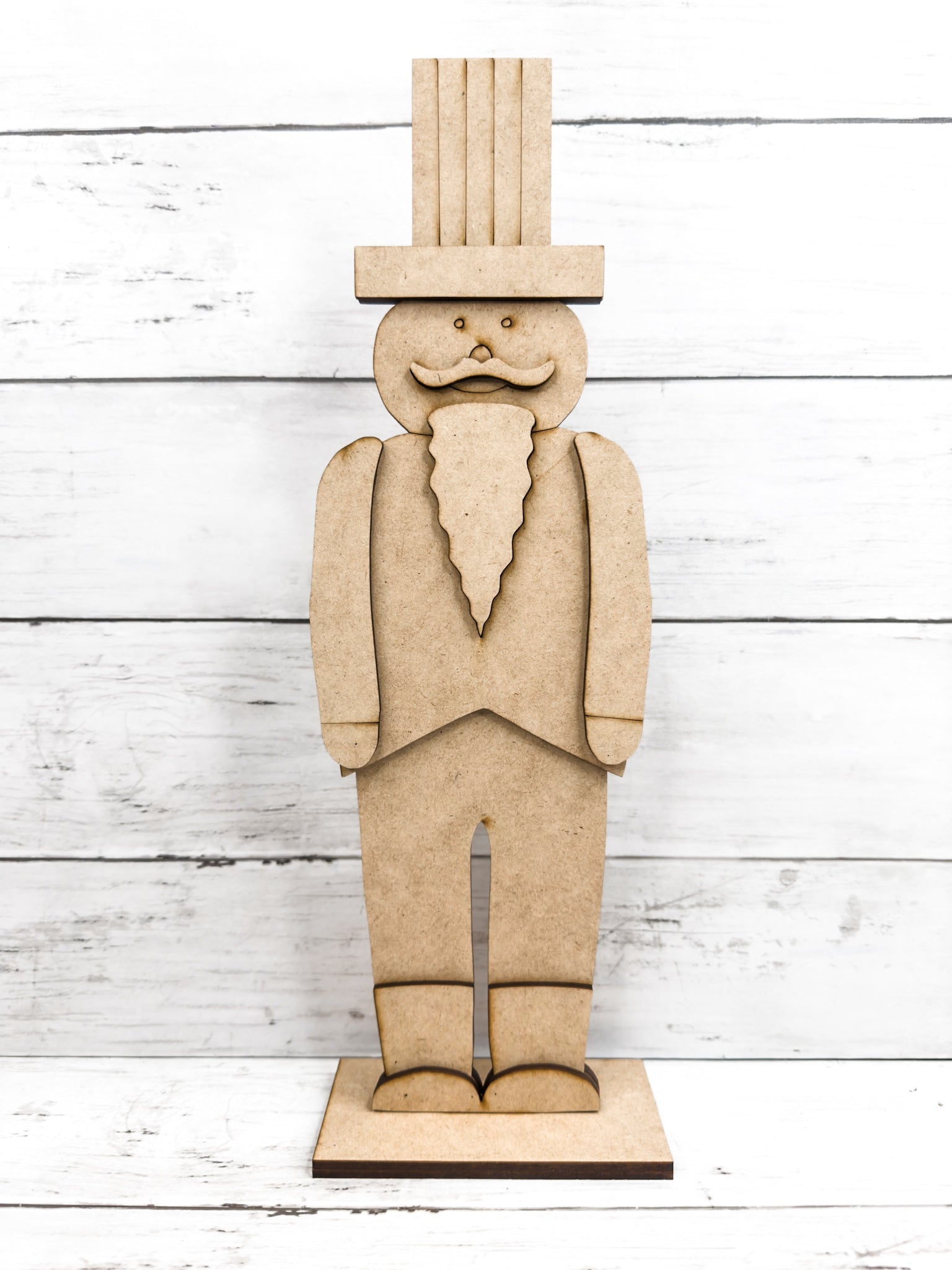 Americana Uncle Sam Standing DIY Kit – The Makers Map - DIY with Amber