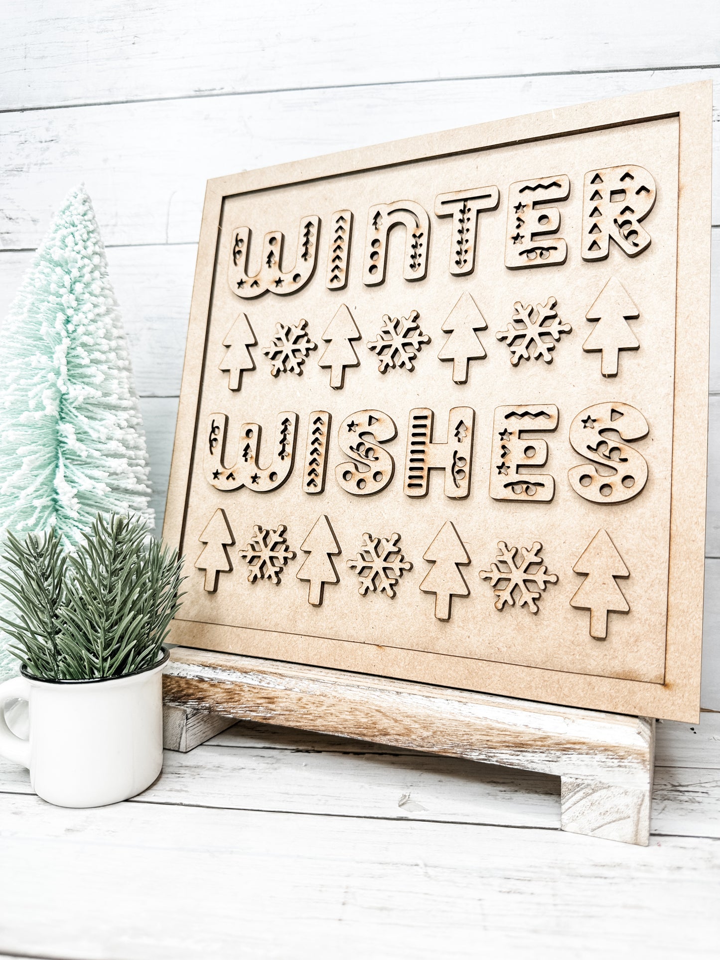Winter Wishes Framed DIY Kit