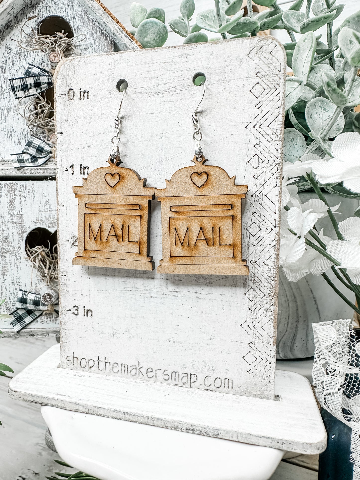 Mail Box Blank DIY Earrings Kit