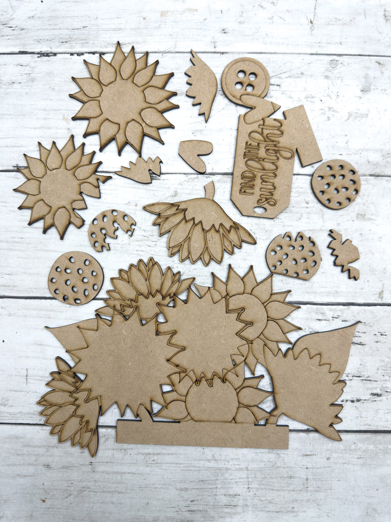 Sunflowers insert for Interchangeable Drawer Base DIY Kit – The Makers ...