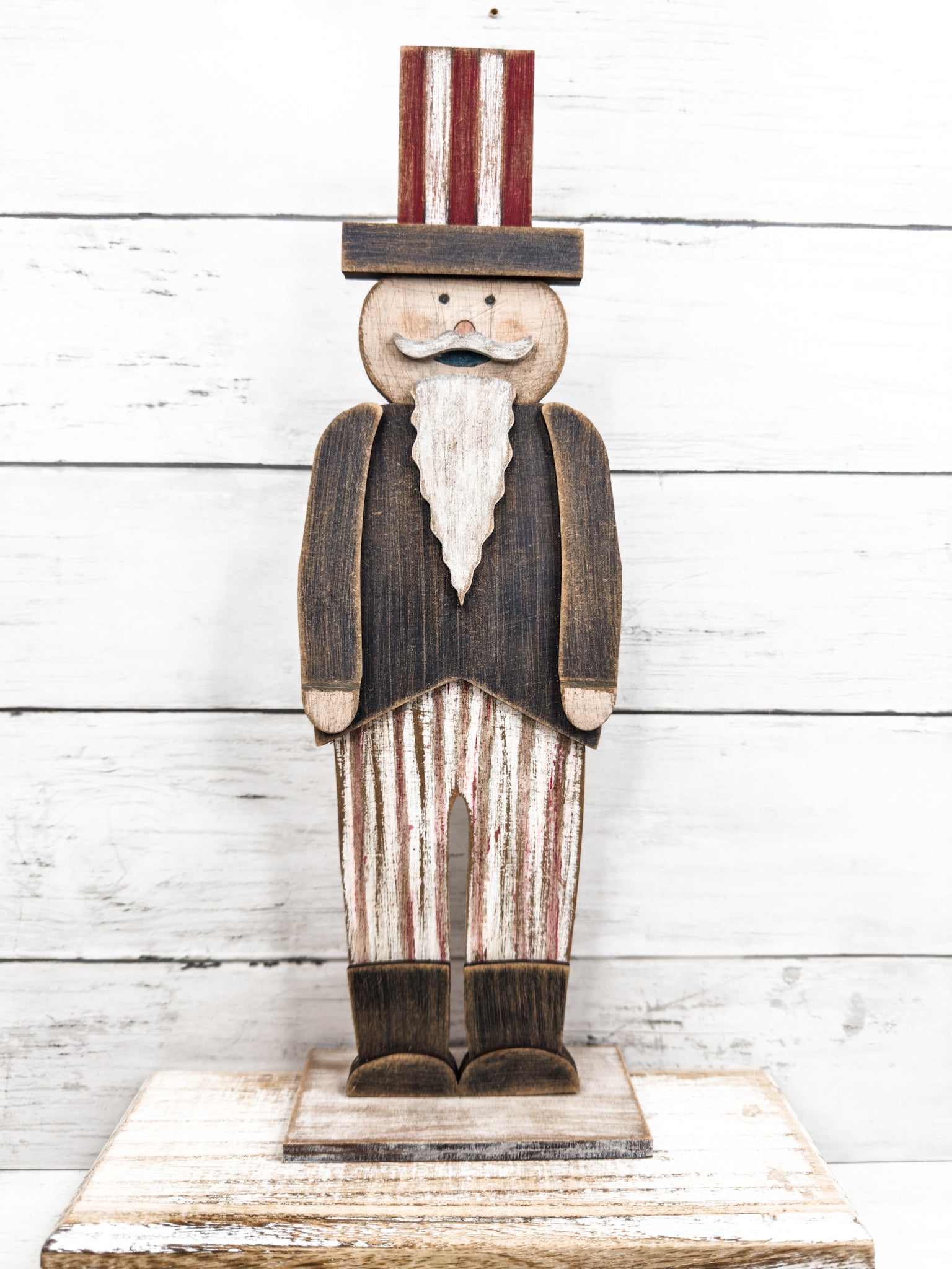 Americana Uncle Sam Standing DIY Kit – The Makers Map - DIY with Amber
