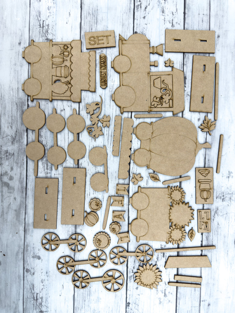 Fall Train Set Up Fall Train DIY Kit – The Makers Map - DIY with Amber