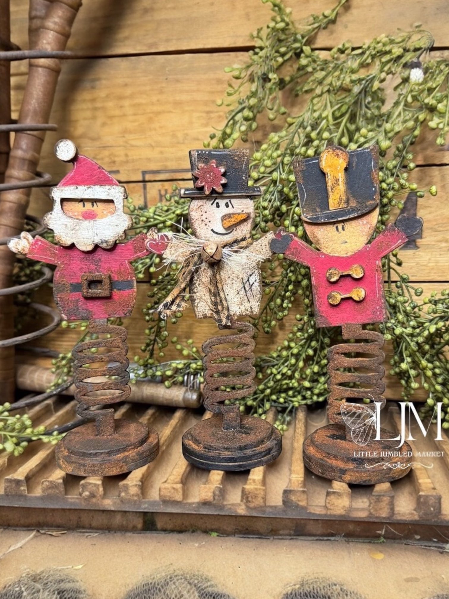 Craft Tabletop Coiled Spring Coil Spring Base Christmas Friends DIY Kit – The Makers Map - DIY with ...