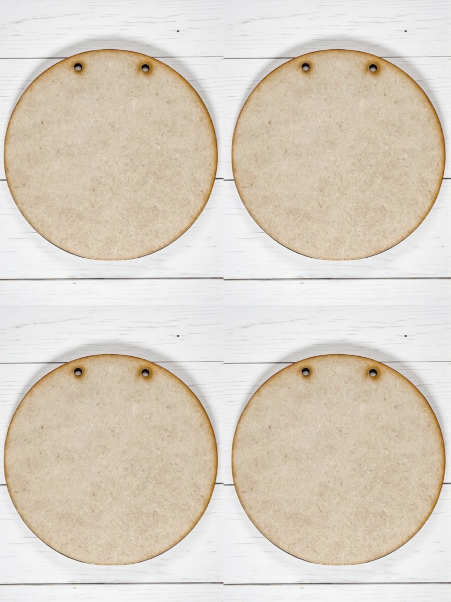 Blank 5 in Round with holes Cut out DIY Kit – The Makers Map - DIY with ...