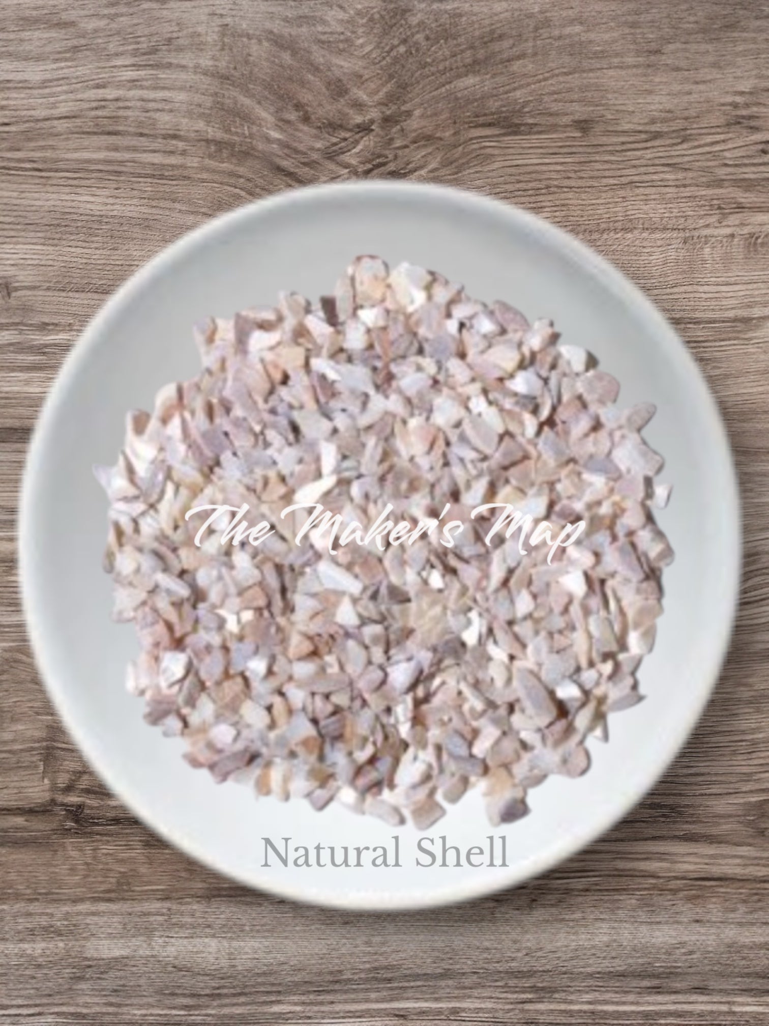 Bitcrushed Shell 16 oz. Natural Chunky Crushed Shell – The Makers Map - DIY with Amber