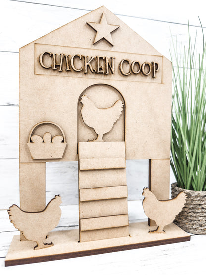 Standing Chicken Coop DIY Kit