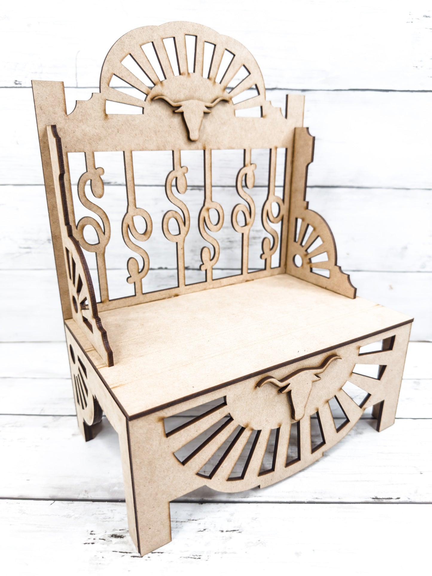 Rustic Chair Shelf Stand Tiered Riser DIY Kit