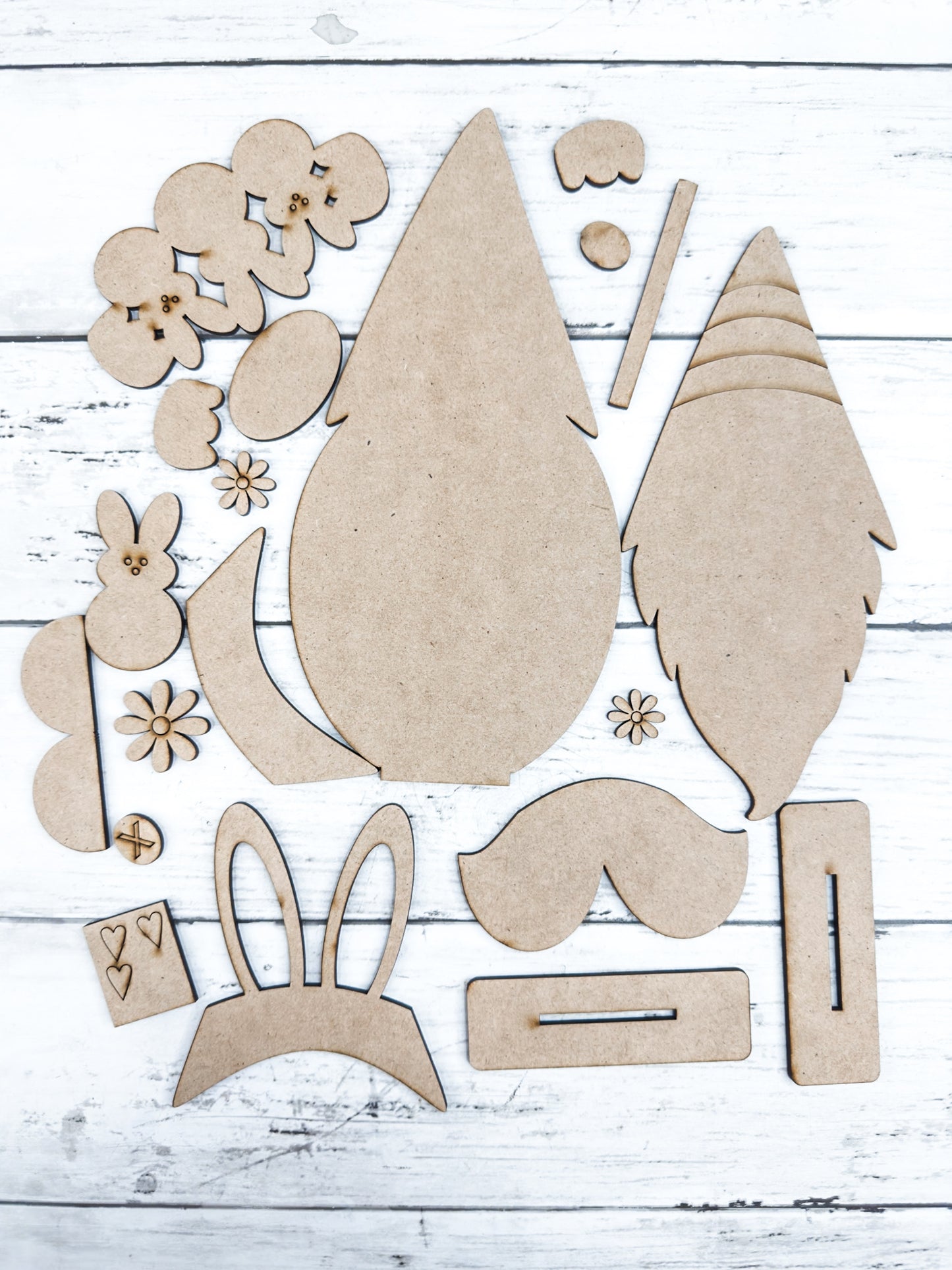 Pointy Hat Easter Bunny Gnome DIY Kit