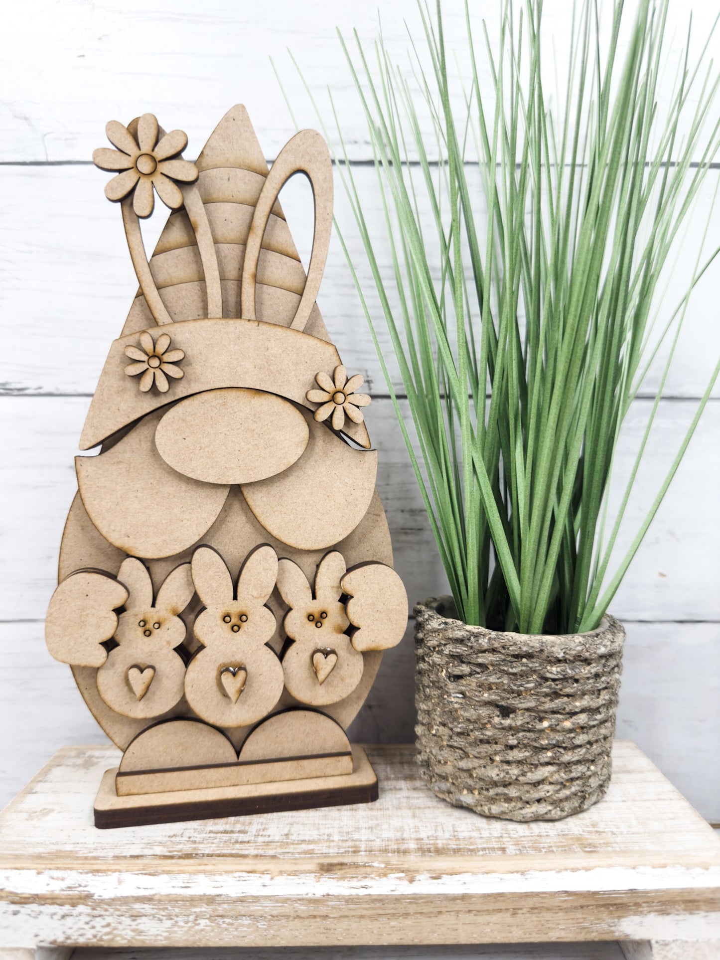 Pointy Hat Easter Bunny Gnome DIY Kit
