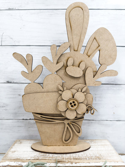Bunny in Flower Pot DIY Kit
