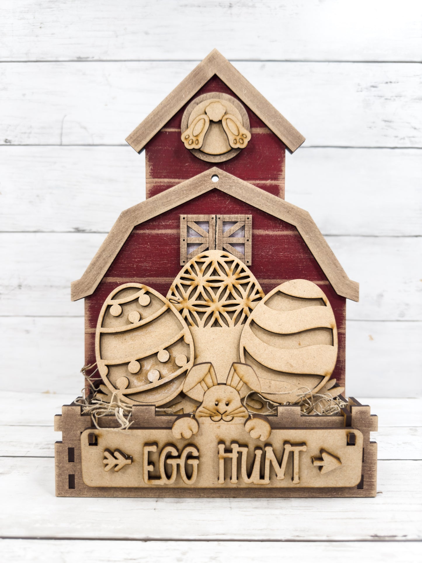 Egg Hunt Insert for box Interchangeable bases DIY Craft Kit