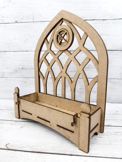 Cathedral Window Box Base for Interchangeable inserts DIY Craft Kit