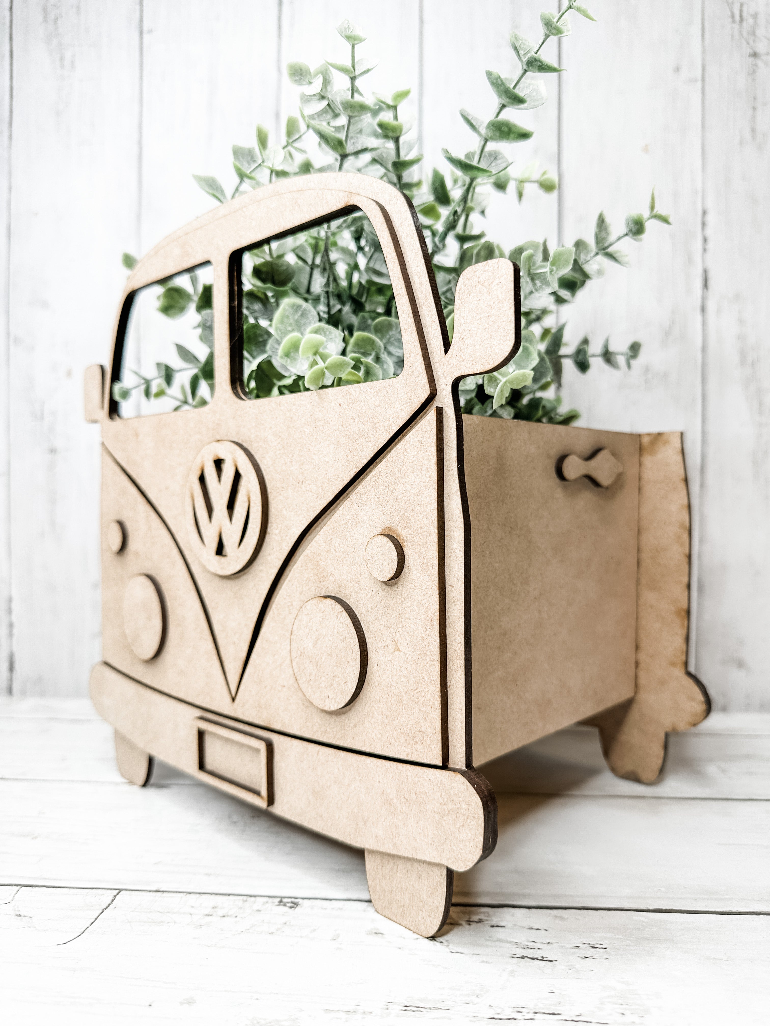 vw planter pot Retro Van Planter Box DIY Kit