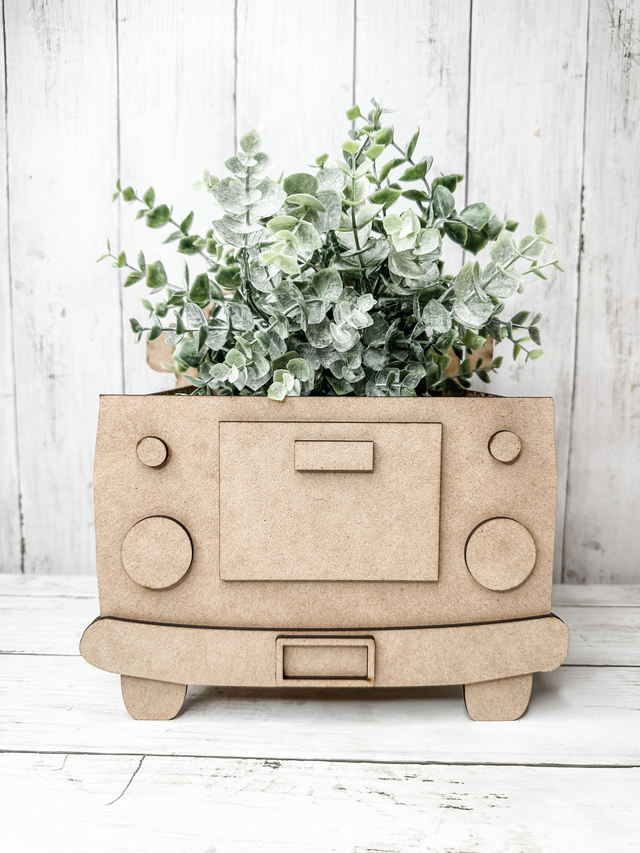 vw planter pot Retro Van Planter Box DIY Kit – The Makers Map