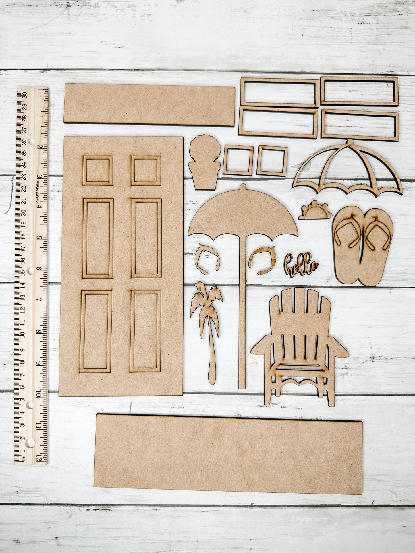 Summer Mini Door Porch DIY Kit