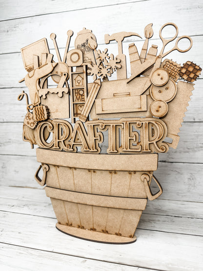 Crafter Slot Insert for Interchangeable bases DIY Craft Kit