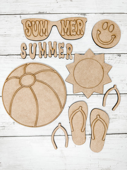 4 Summer Shapes Kit Crafty Kids Adults