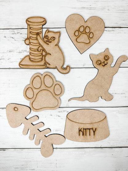Cat Theme Shapes Kit Crafty Kids Adults