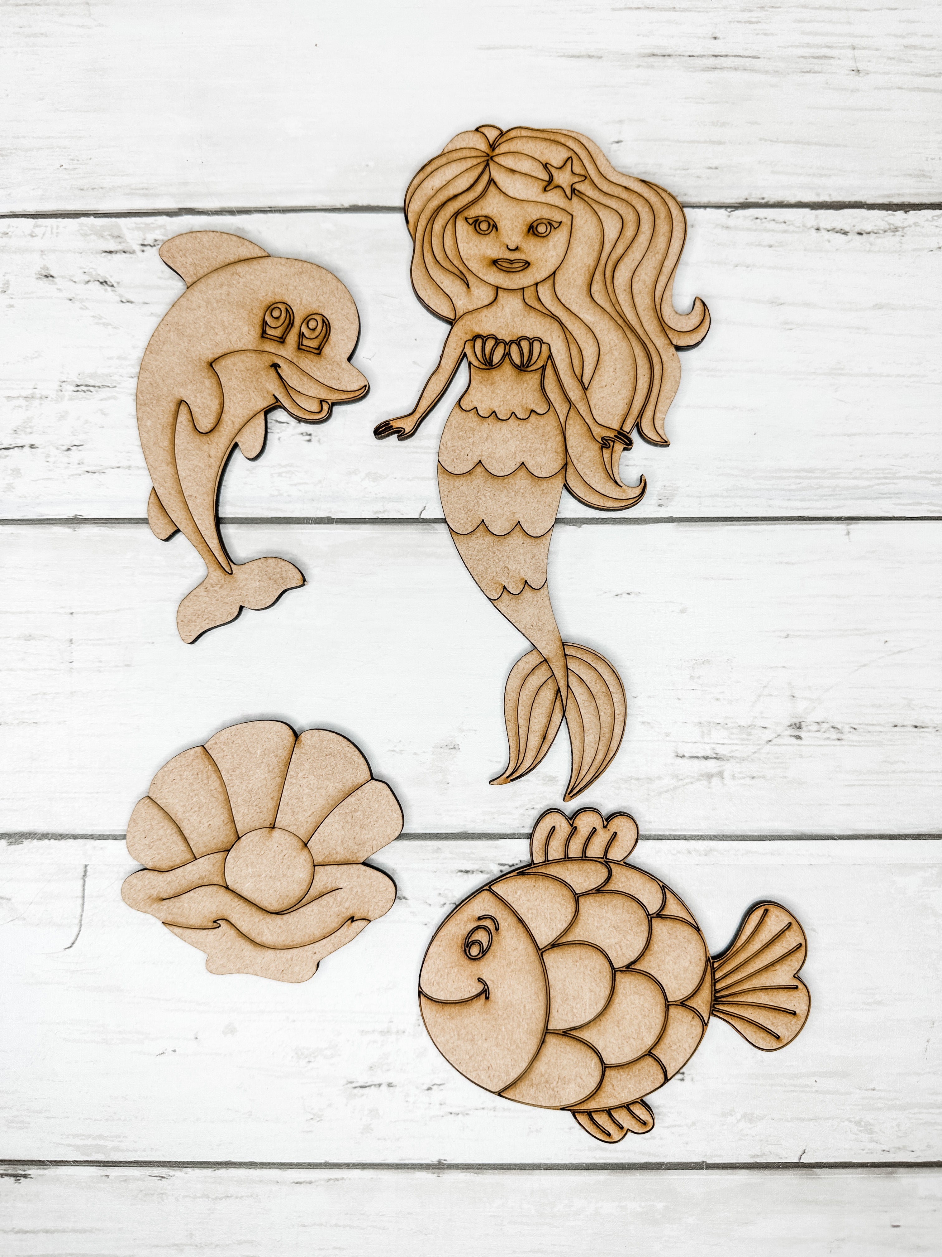 Mermaid Fish Kit Crafty Kids Adults – The Makers Map - DIY with Amber
