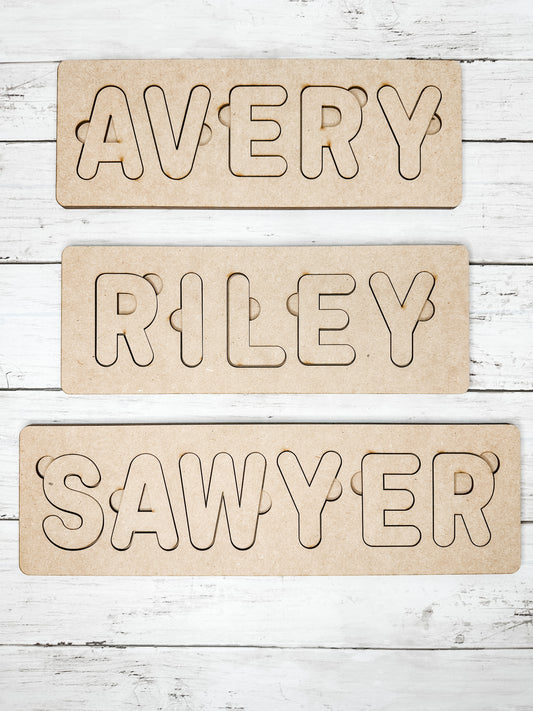 Personalized Name Only Puzzle Sign DIY Kit