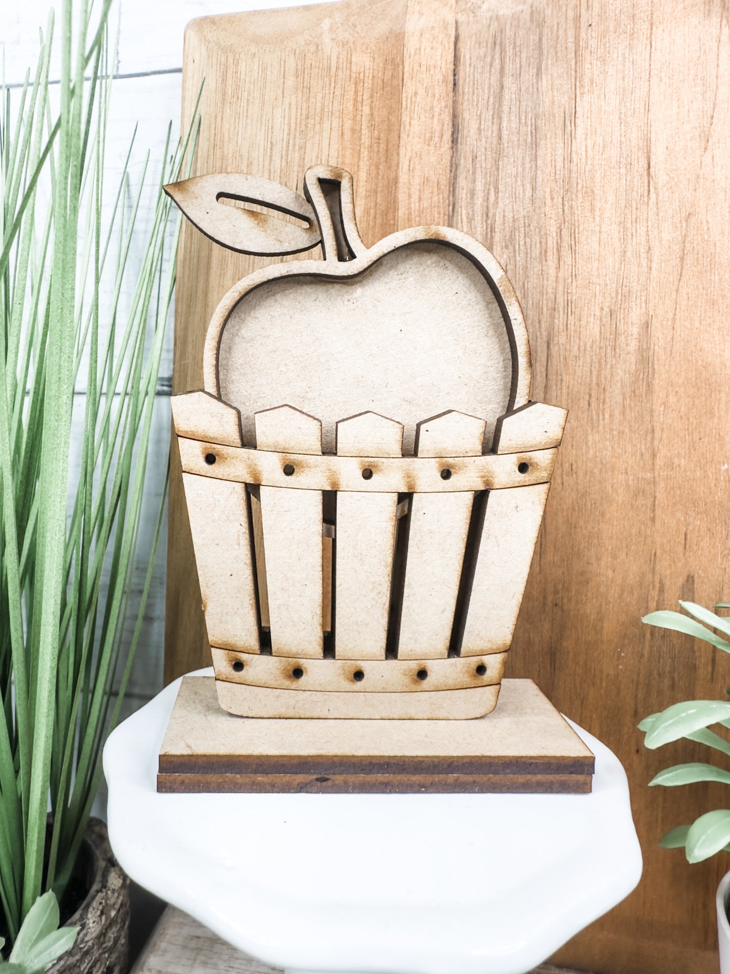Mini Apple in Bushel Basket DIY Kit