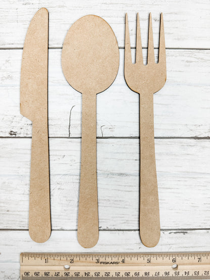 Utensils Fork Knife Spoon DIY Kit